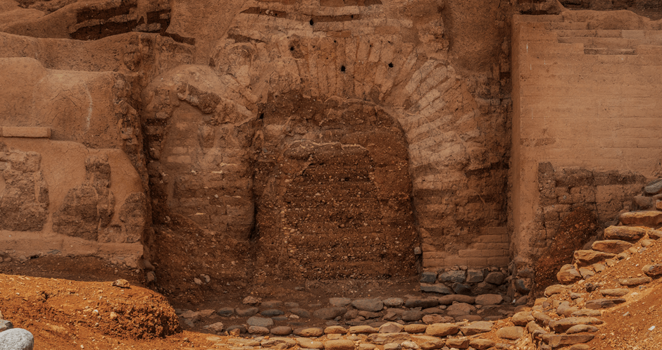 Ancient archway dating back to the time of Abraham, possibly seen by the Patriarch as recorded in the Bible.
